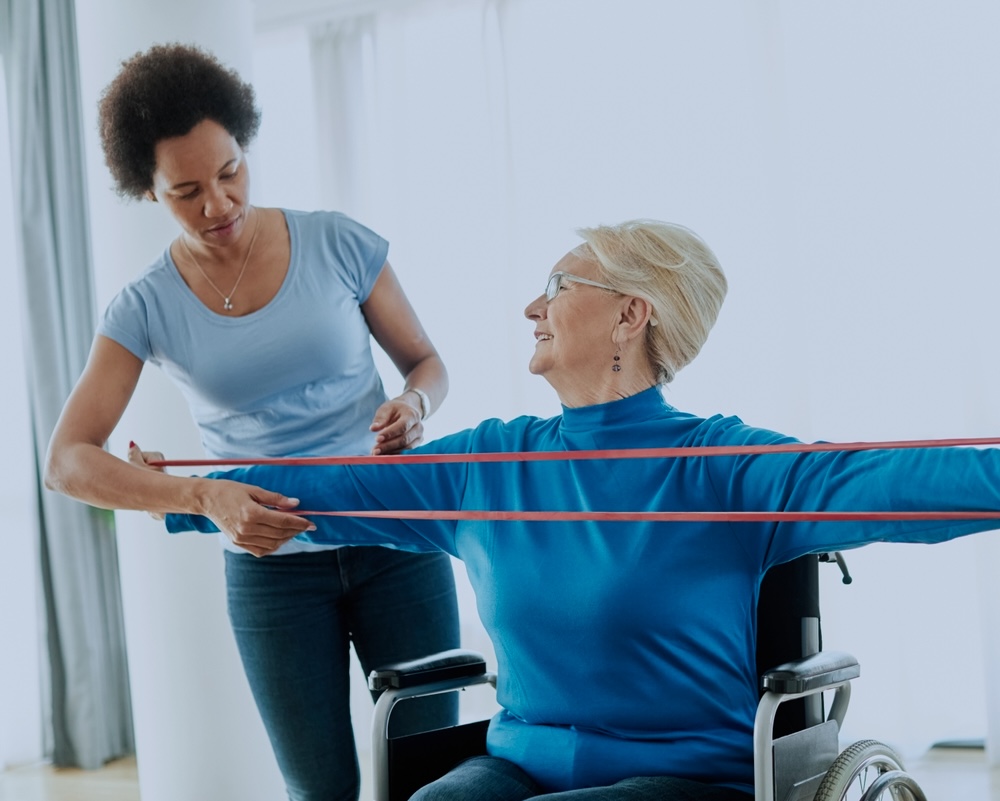 Elderly in Physical Therapy in Nursing Home Recovery