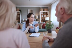 Family in Nursing Home Tour