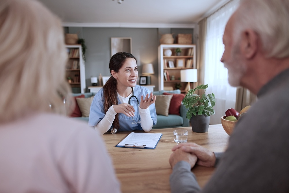 Family in Nursing Home Tour